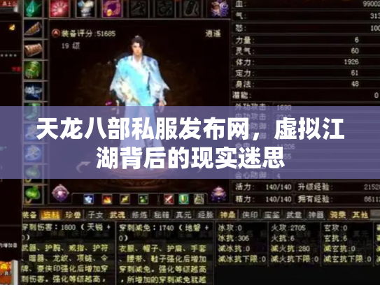 天龙八部私服发布网，虚拟江湖背后的现实迷思