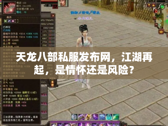 天龙八部私服发布网，江湖再起，是情怀还是风险？