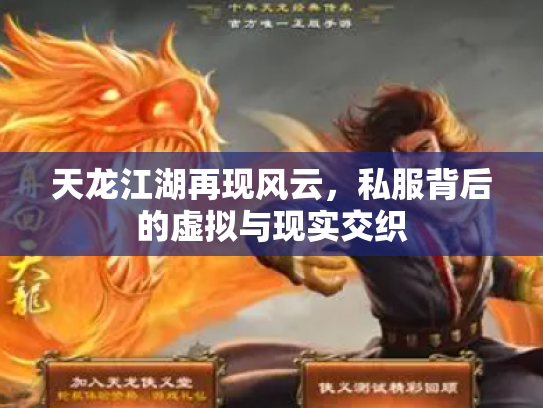 天龙江湖再现风云，私服背后的虚拟与现实交织