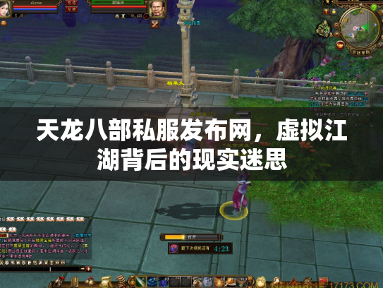 天龙八部私服发布网，虚拟江湖背后的现实迷思