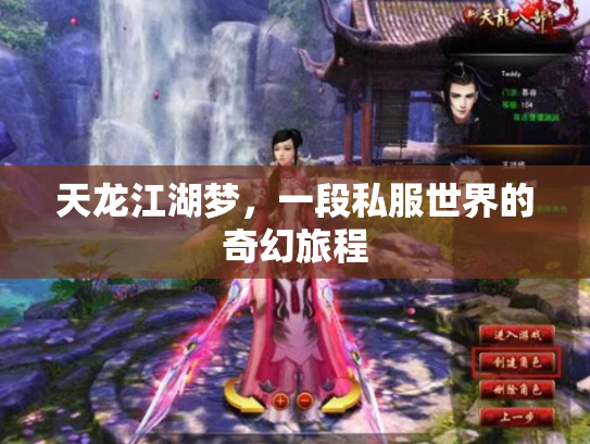 天龙江湖梦，一段私服世界的奇幻旅程