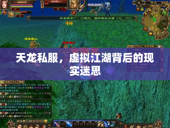 天龙私服，虚拟江湖背后的现实迷思