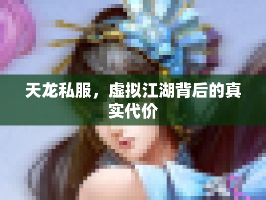 天龙私服，虚拟江湖背后的真实代价