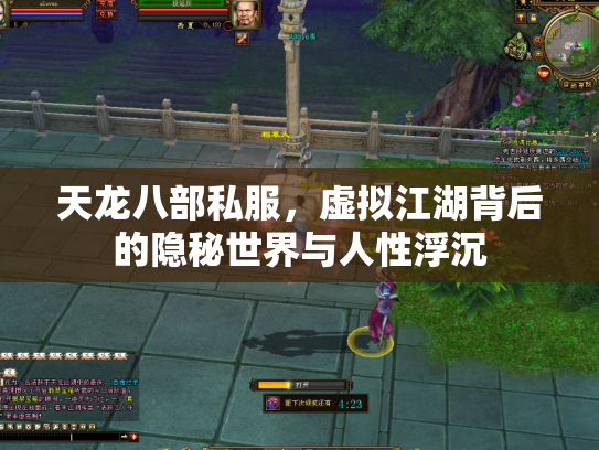 天龙八部私服，虚拟江湖背后的隐秘世界与人性浮沉