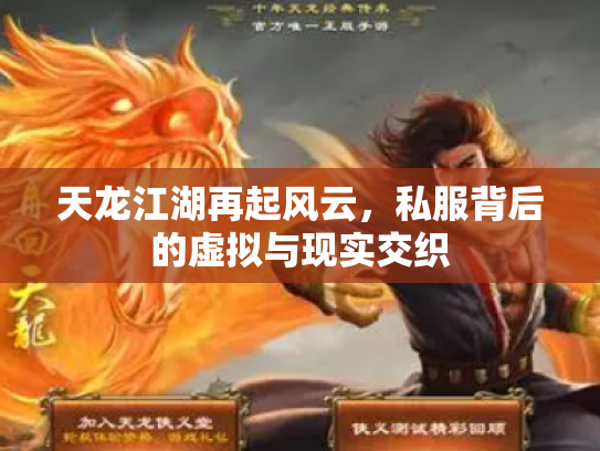 天龙江湖再起风云，私服背后的虚拟与现实交织