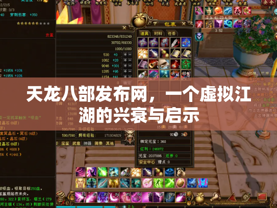 天龙八部发布网，一个虚拟江湖的兴衰与启示