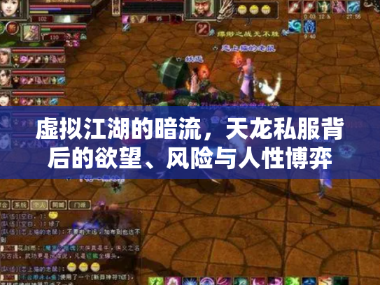 虚拟江湖的暗流，天龙私服背后的欲望、风险与人性博弈