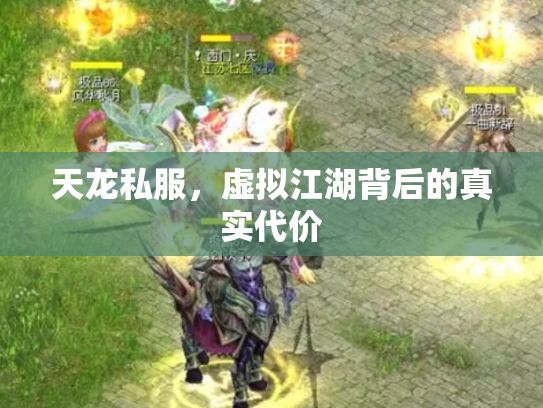 天龙私服，虚拟江湖背后的真实代价