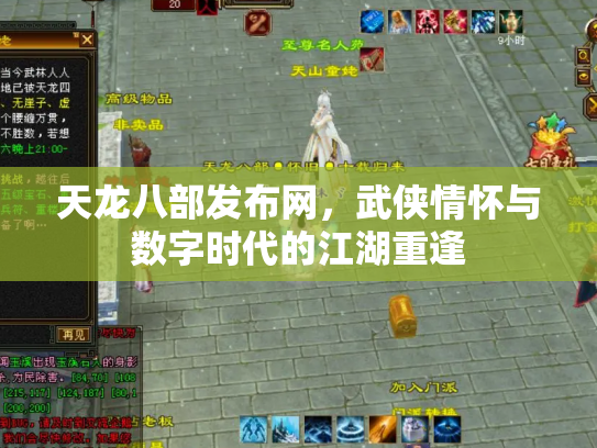 天龙八部发布网，武侠情怀与数字时代的江湖重逢