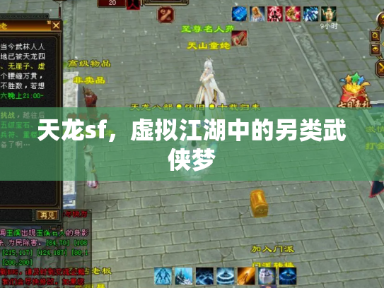 天龙sf，虚拟江湖中的另类武侠梦