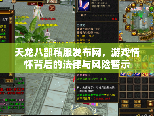 天龙八部私服发布网，游戏情怀背后的法律与风险警示