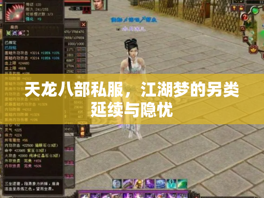 天龙八部私服，江湖梦的另类延续与隐忧