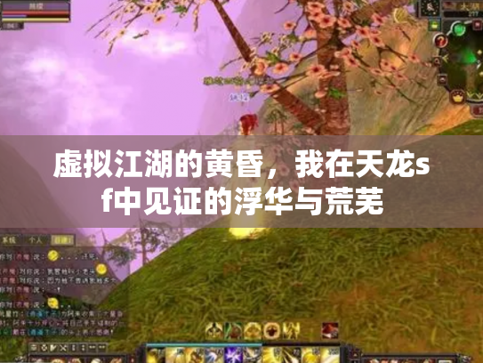 虚拟江湖的黄昏，我在天龙sf中见证的浮华与荒芜