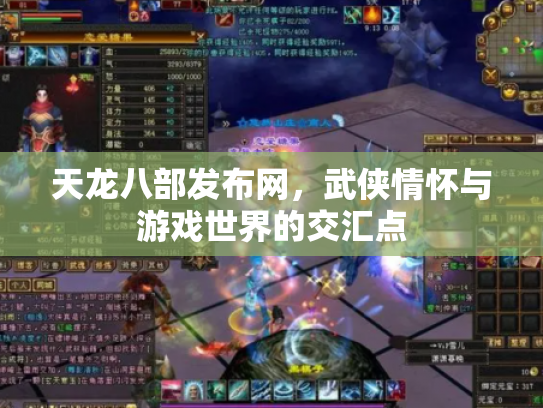 天龙八部发布网，武侠情怀与游戏世界的交汇点