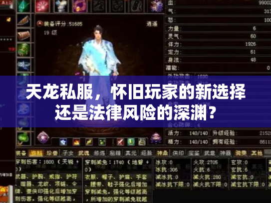 天龙私服，怀旧玩家的新选择还是法律风险的深渊？