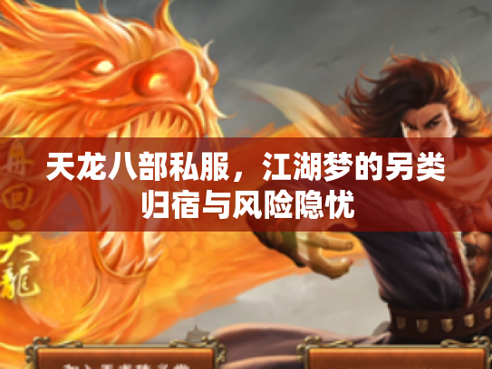 天龙八部私服，江湖梦的另类归宿与风险隐忧