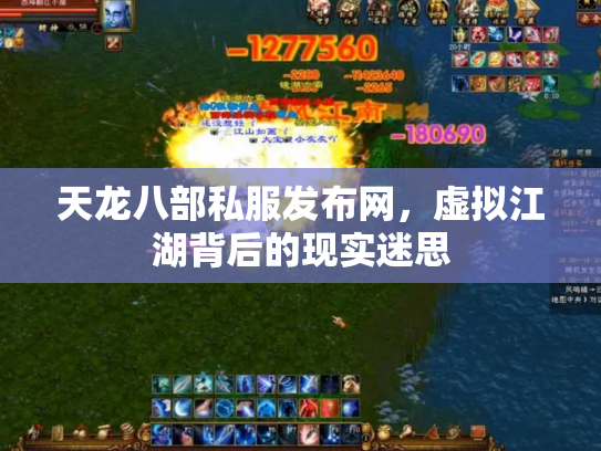 天龙八部私服发布网，虚拟江湖背后的现实迷思