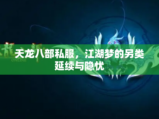 天龙八部私服，江湖梦的另类延续与隐忧