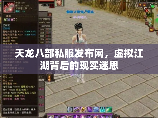 天龙八部私服发布网，虚拟江湖背后的现实迷思