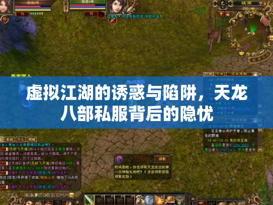 虚拟江湖的诱惑与陷阱，天龙八部私服背后的隐忧