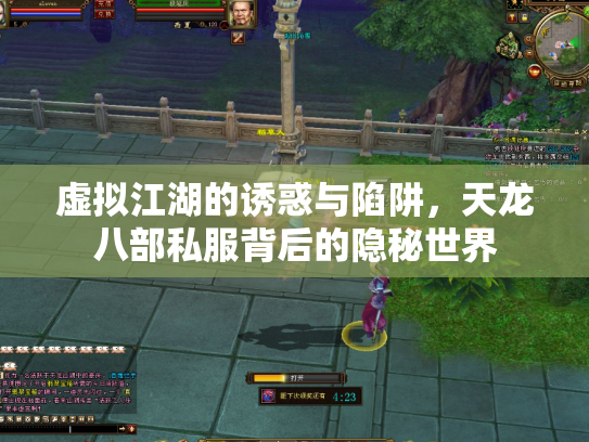 虚拟江湖的诱惑与陷阱，天龙八部私服背后的隐秘世界