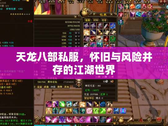 天龙八部私服，怀旧与风险并存的江湖世界