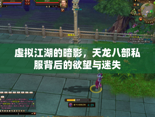 虚拟江湖的暗影，天龙八部私服背后的欲望与迷失