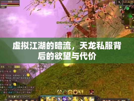 虚拟江湖的暗流，天龙私服背后的欲望与代价