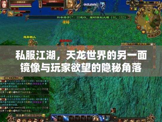 私服江湖，天龙世界的另一面镜像与玩家欲望的隐秘角落