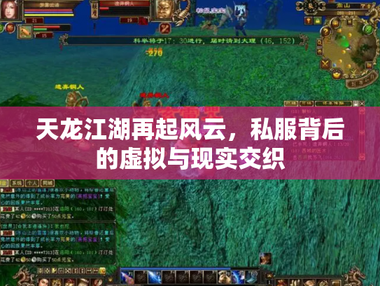 天龙江湖再起风云，私服背后的虚拟与现实交织