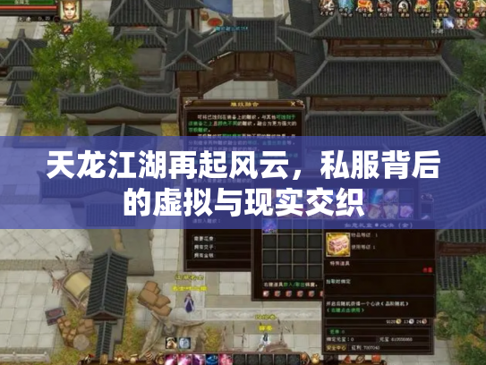 天龙江湖再起风云，私服背后的虚拟与现实交织