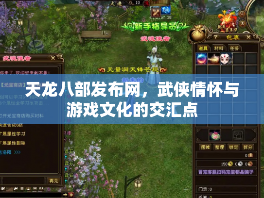 天龙八部发布网，武侠情怀与游戏文化的交汇点