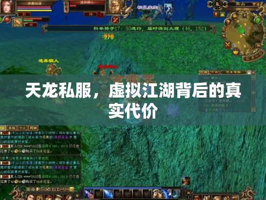 天龙私服，虚拟江湖背后的真实代价