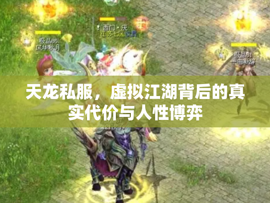 天龙私服，虚拟江湖背后的真实代价与人性博弈
