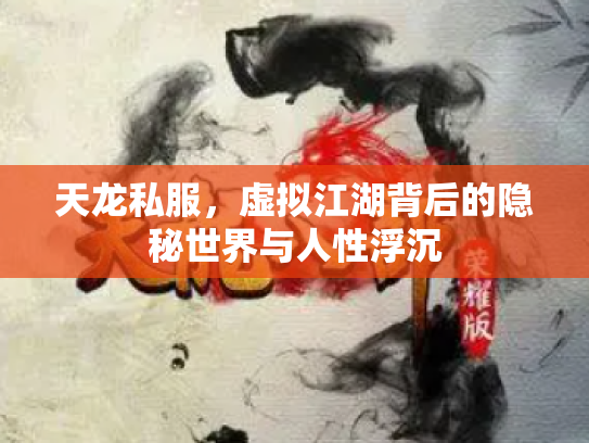 天龙私服，虚拟江湖背后的隐秘世界与人性浮沉