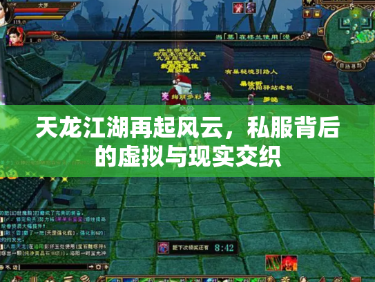 天龙江湖再起风云，私服背后的虚拟与现实交织