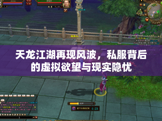 天龙江湖再现风波，私服背后的虚拟欲望与现实隐忧