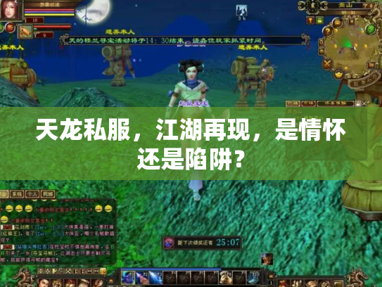 天龙私服，江湖再现，是情怀还是陷阱？
