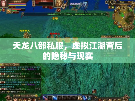 天龙八部私服，虚拟江湖背后的隐秘与现实