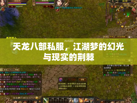 天龙八部私服，江湖梦的幻光与现实的荆棘