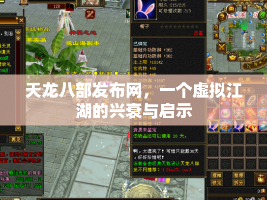 天龙八部发布网，一个虚拟江湖的兴衰与启示