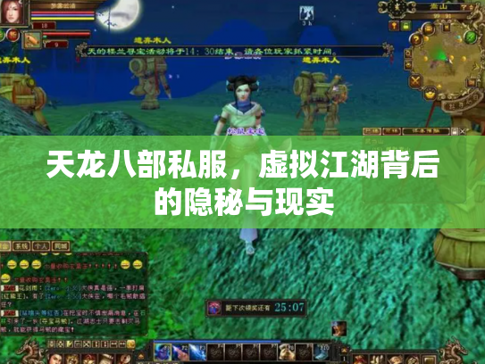 天龙八部私服，虚拟江湖背后的隐秘与现实