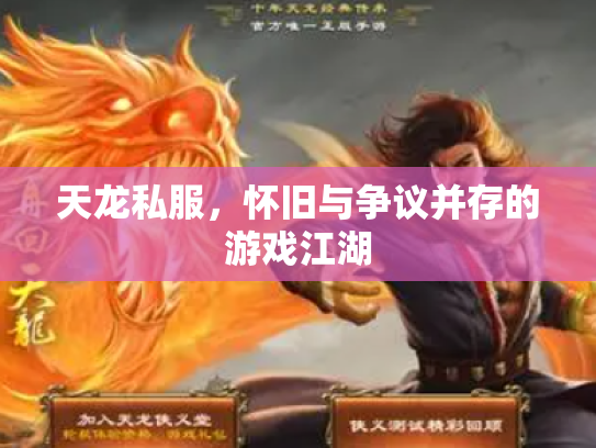 天龙私服，怀旧与争议并存的游戏江湖