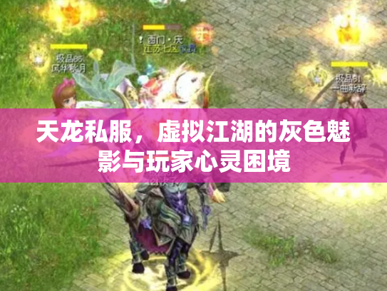 天龙私服，虚拟江湖的灰色魅影与玩家心灵困境
