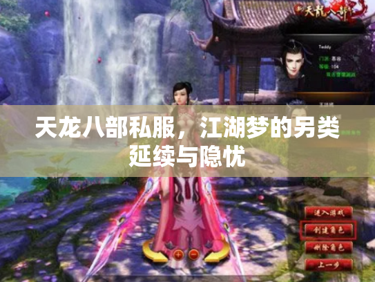 天龙八部私服，江湖梦的另类延续与隐忧