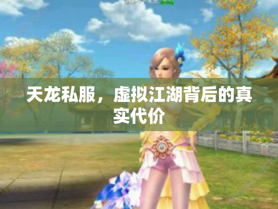 天龙私服，虚拟江湖背后的真实代价