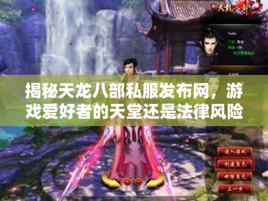 揭秘天龙八部私服发布网，游戏爱好者的天堂还是法律风险的深渊？
