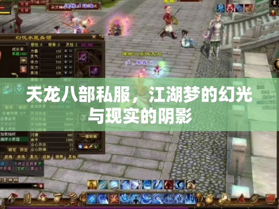 天龙八部私服，江湖梦的幻光与现实的阴影