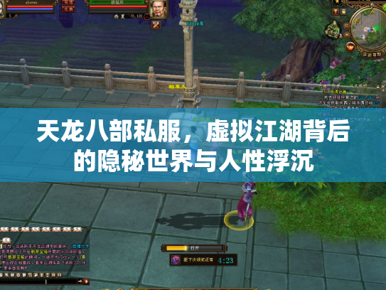 天龙八部私服，虚拟江湖背后的隐秘世界与人性浮沉