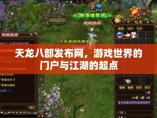 天龙八部发布网，游戏世界的门户与江湖的起点